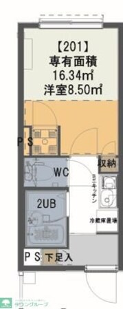 IXO富士町Iの物件間取画像